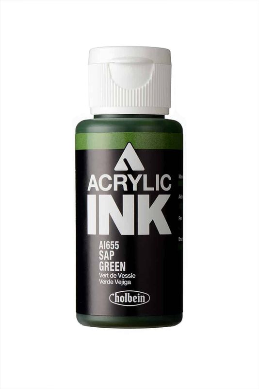 Holbein Acr Ink SC 30 ml Sap Grn