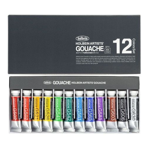 Holbein Gouache Artist Set 12 15ml