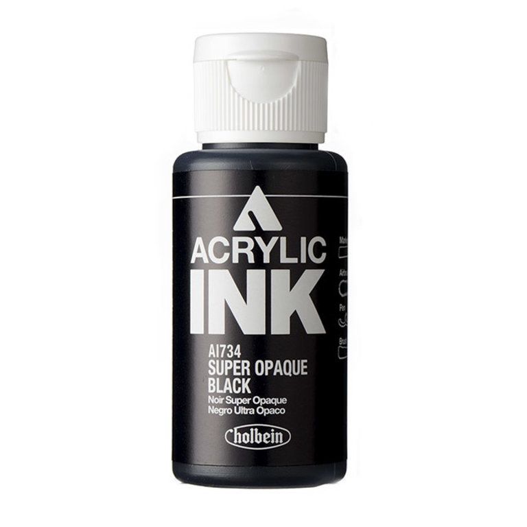 Holbein Acr Ink SC 30 ml Sp Op Blk