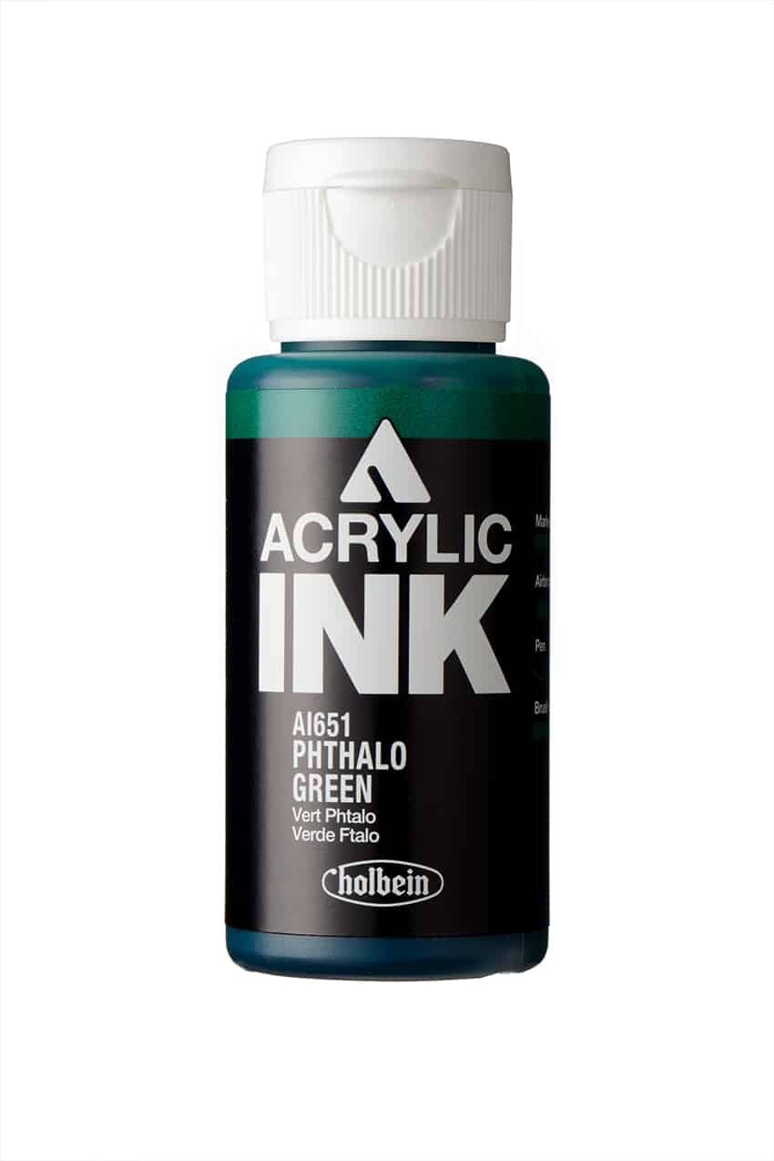 Holbein Acr Ink SB 30 ml Ph Green