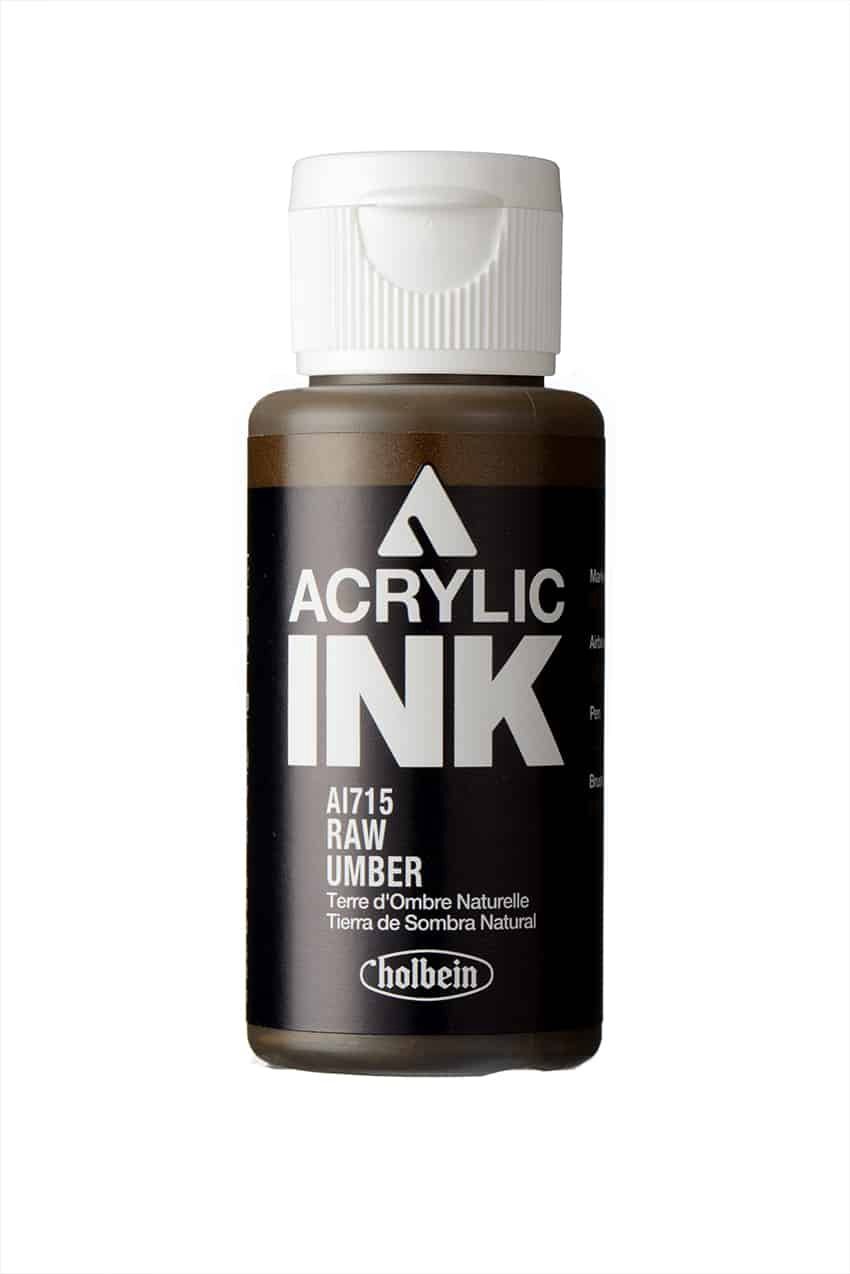 Holbein Acr Ink SA 30 ml Raw Umber