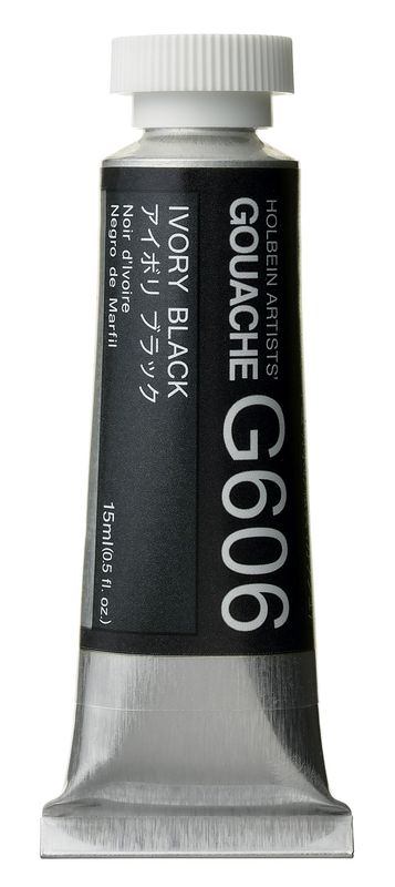 Holbein Gouache Ivory Black 15ml