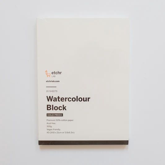 Etchr Watercolor Block CP 5x8 A5