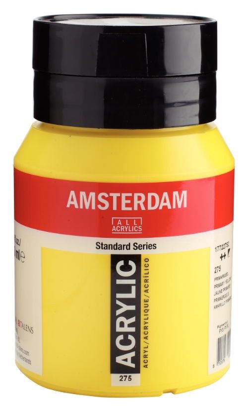 AM Acrylic 500ml Primary Yellow