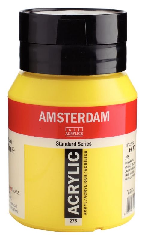 AM Acrylic 500ml Primary Yellow