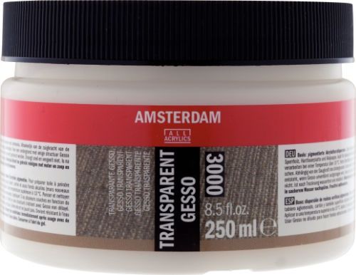 AM Acrylic Gesso Transparent 250ml