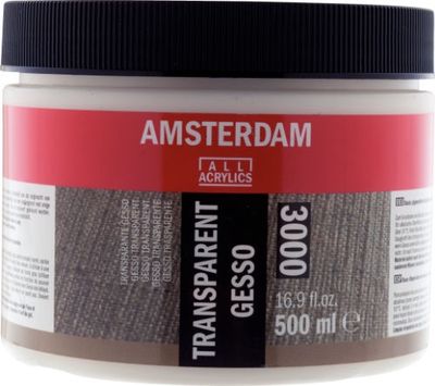 AM Acrylic Gesso Transparent 500ml