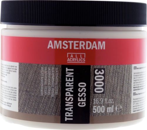 AM Acrylic Gesso Transparent 500ml