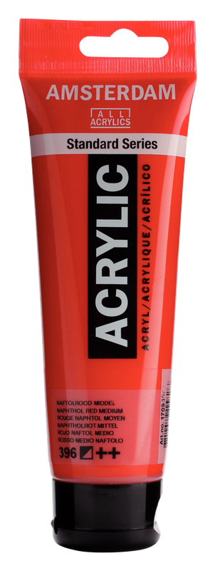 AM Acrylic 120ml Nap Red Med 396