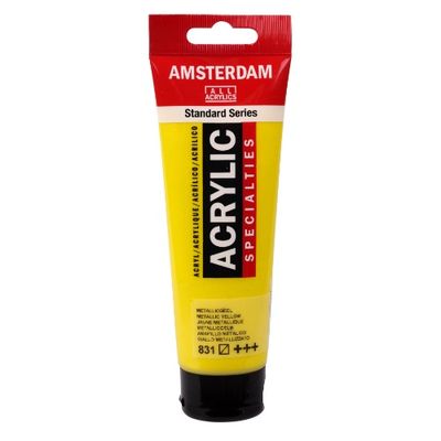 AM Acrylic 120ml Metallic Yellow831