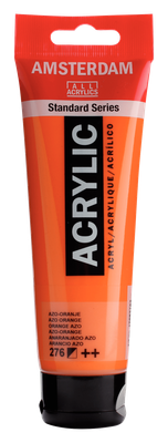 AM Acrylic 120ml Azo Orange 276