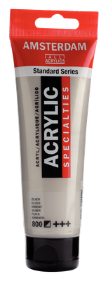 AM Acrylic 120ml Silver 800