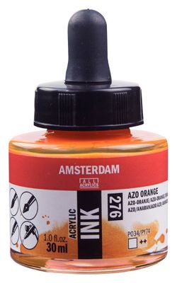AM Acrylic Ink 30 ml Azo Orange