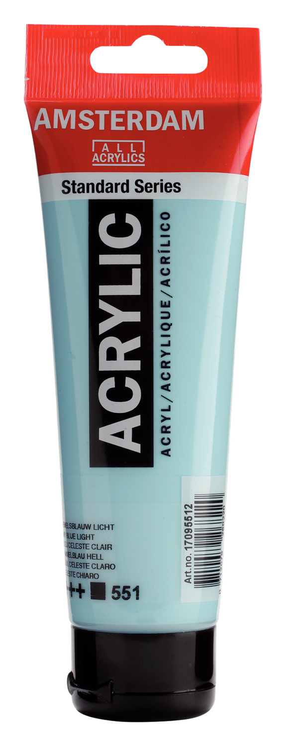 AM Acrylic 120ml Sky Blue Lt 551