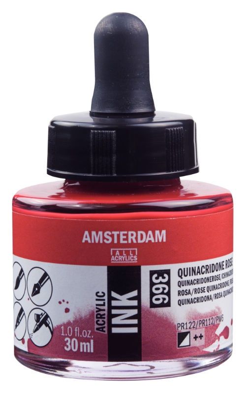 AM Acrylic Ink 30 ml Quin Rose