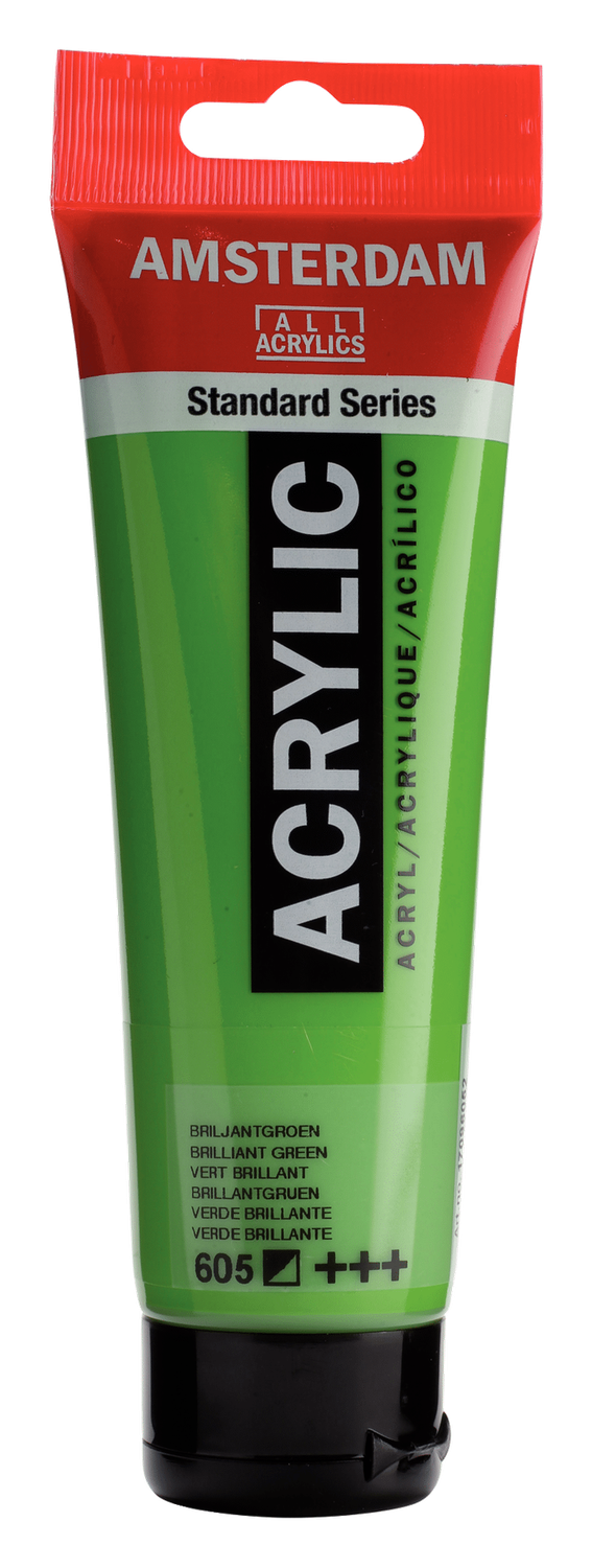 AM Acrylic 120ml Brillian Green 605