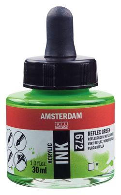 AM Acrylic Ink 30 ml Reflex Green