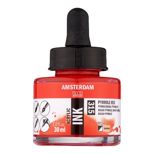 AM Acrylic Ink 30 ml Pyrrole Red