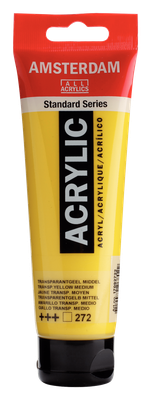 AM Acrylic 120ml Trans Yell Med 272