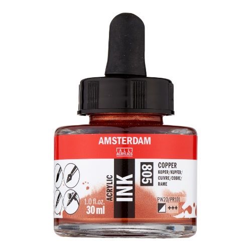 AM Acrylic Ink 30 ml Copper