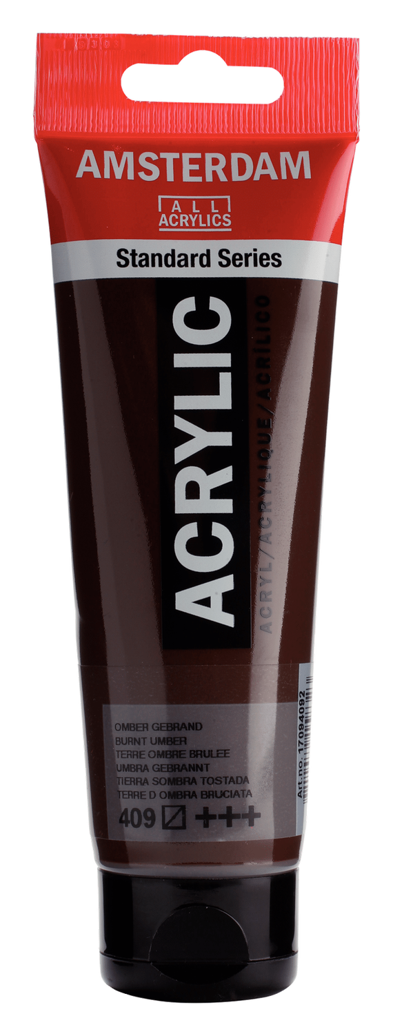AM Acrylic 120ml Burnt Umber 409