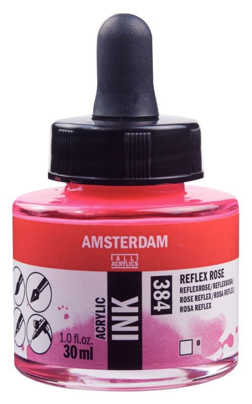 AM Acrylic Ink 30 ml Reflex Rose