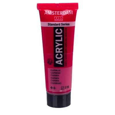 AM Acrylic 120ml Carmine 318