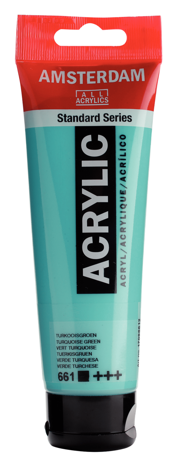 AM Acrylic 120ml Turq Green 661