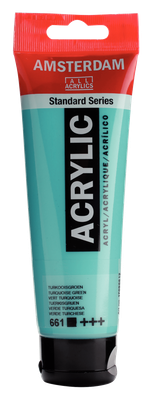 AM Acrylic 120ml Turq Green 661