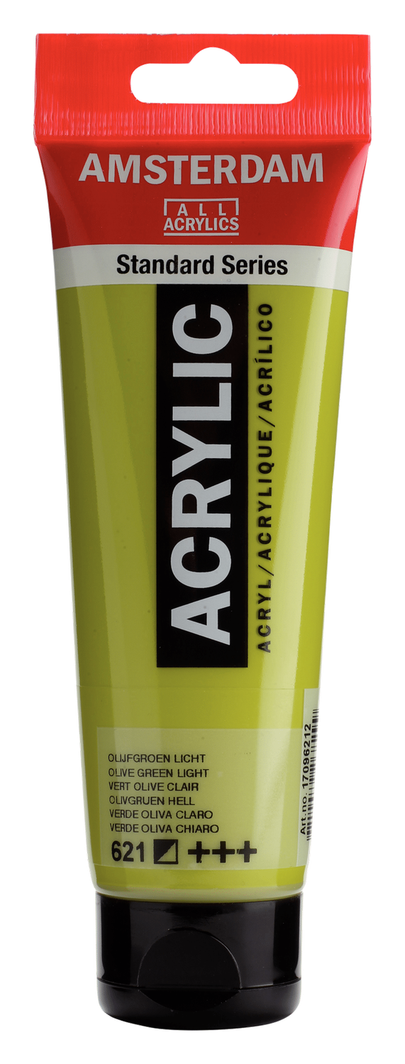 AM Acrylic 120ml Olive Grn Lt 621