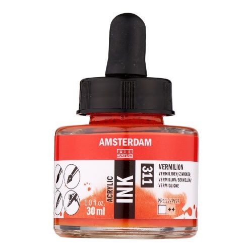 AM Acrylic Ink 30 ml Vermillion