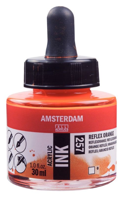 AM Acrylic Ink 30 ml Reflex Orange