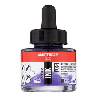 AM Acrylic Ink 30 ml Ultram Violet