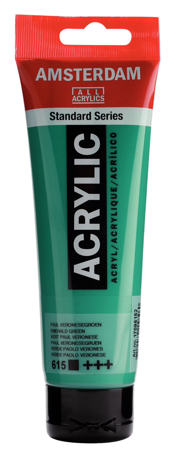 AM Acrylic 120ml Emerald Green 615