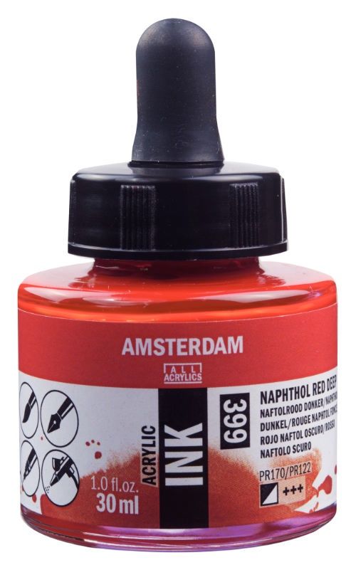 AM Acrylic Ink 30 ml Napth Red Dp
