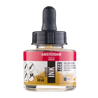 AM Acrylic Ink 30 ml Yellow Ochre