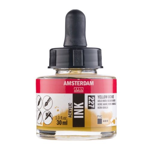 AM Acrylic Ink 30 ml Yellow Ochre