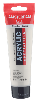 AM Acrylic 120ml Pearl Yellow 818