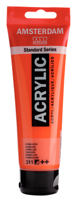 AM Acrylic 120ml Vermillion 311