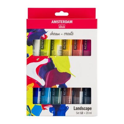 AM Acrylic Landscape Set 12x20ml