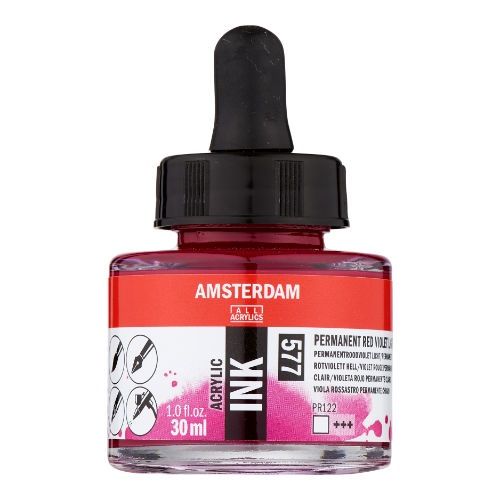 AM Acrylic Ink 30 ml P Red Violt Lt