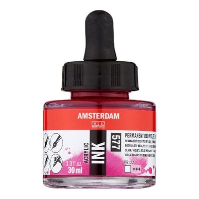 AM Acrylic Ink 30 ml P Red Violt Lt