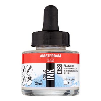 AM Acrylic Ink 30 ml Pearl Blue