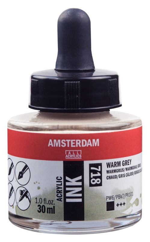 AM Acrylic Ink 30 ml Warm Grey
