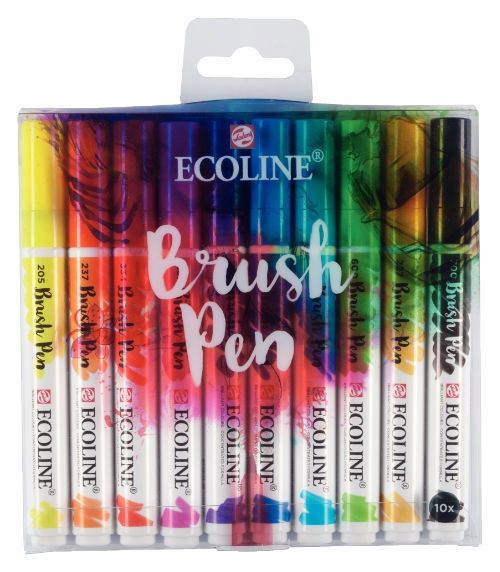 RT Ecoline Brush Pen Set 10 pc