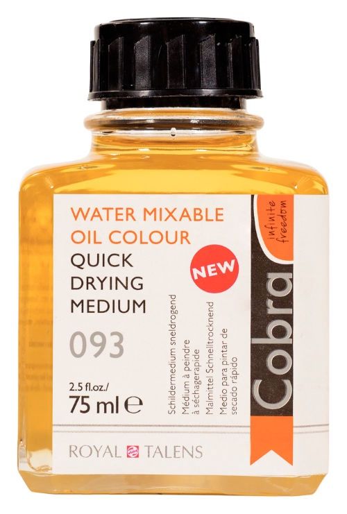 Cobra Water Mixable Oil Quick Drying Medium 75ml