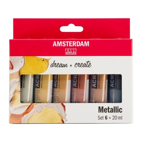 AM Acrylic Metallics Set 6x20ml