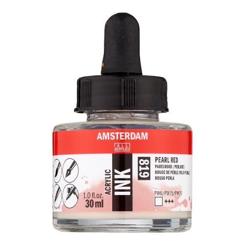 AM Acrylic Ink 30 ml Pearl Red