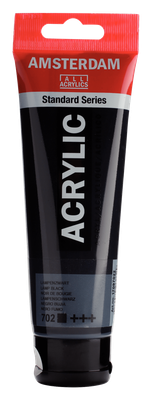 AM Acrylic 120ml Lamp Black 702