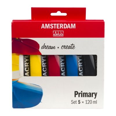 AM Acrylic 120mlx5 Primary Set